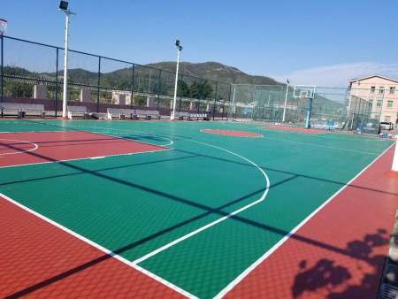 硅PU籃球場